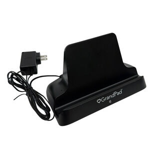 GrandPad Wireless Charging Docking Station WCD02005B Black with AC Adapter